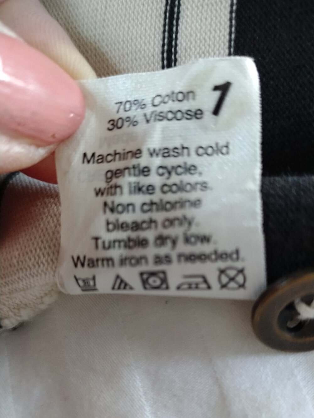 J. Crew Black & Cream Striped Sundress, New size S - Picture 8 of 9